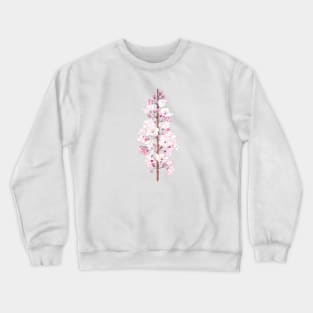 cherry blossom ink and watercolor 3 Crewneck Sweatshirt